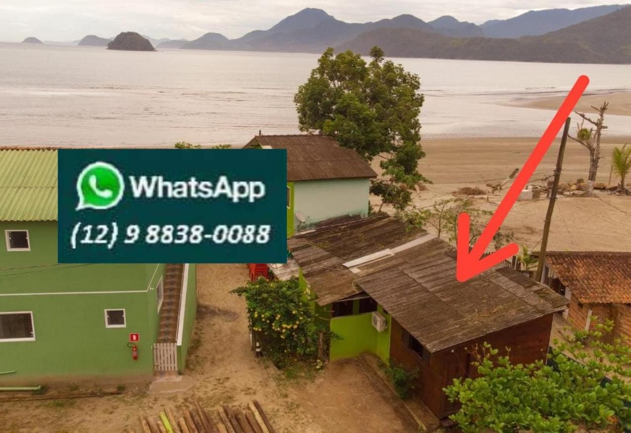 827 Chale Pe Na Areia, Completo Na Praia Do Estaleiro Em Ubatuba - 1 Dormitorio, 1 Banheiro, 1 Vaga De Garagem Zewnętrze zdjęcie